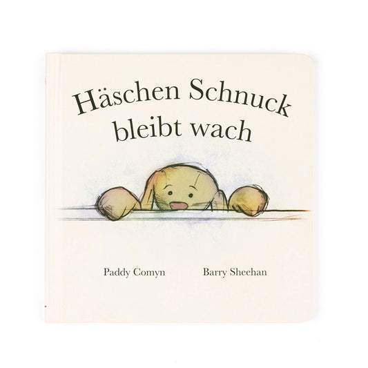 Haschen Schnuck Bleibt Wach Buch & Bashful Cottontail Bunny Medium