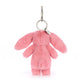 Bashful Bunny Pink Bag Charm