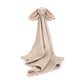 Blossom Beige Bunny 'Petal' Blankie