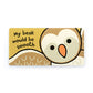 If I Were An Owl Board Book And Bashful Owl Medium